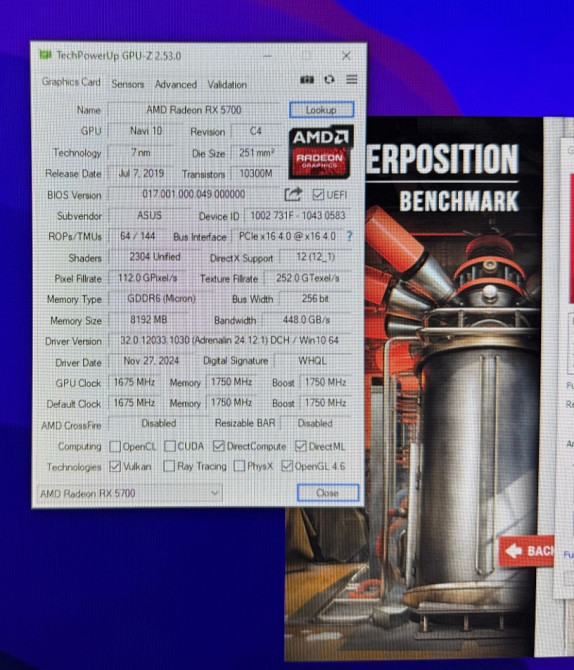 Видеокарта ASUS RX 5700 8Gb. GDDR6. Киев - изображение 1