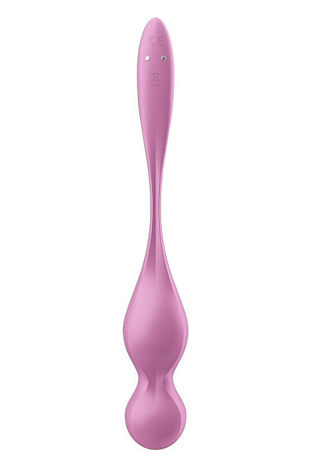 Смарт-шарики Кегеля Satisfyer Love Birds 1 с вибрацией, розовые Sex Aura Киев - изображение 5