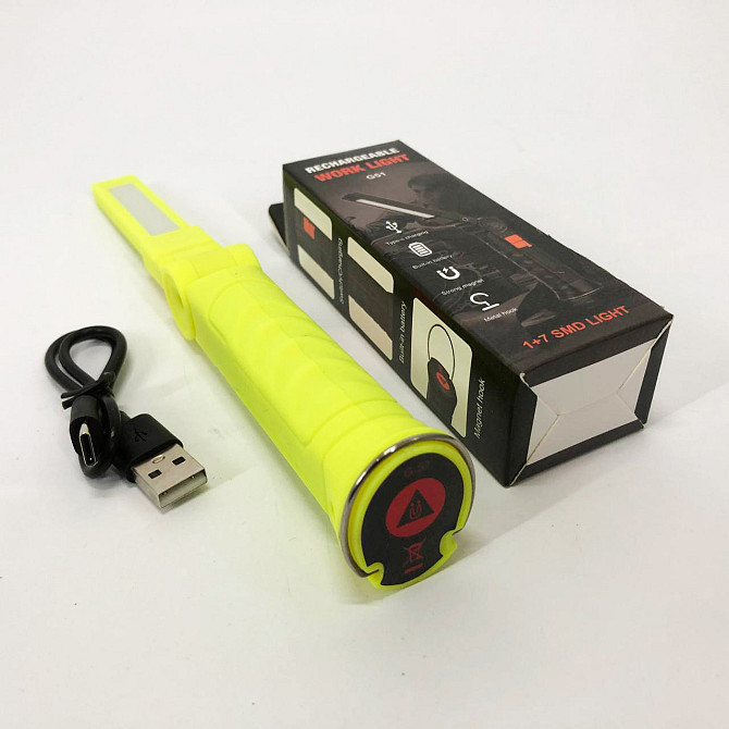 Ліхтар кемпінговий настільний Worklight G51-LED-COB, Ліхтар прожектор, Лампа для кемпінгу FL-493 для подорожей Київ - фото 3