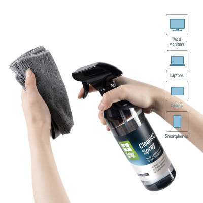 Спрей для очистки ColorWay Cleaning Kit, Large, OLED/LED/LCD/TFT, 550ml, microfibre*2 (CW-5500) Винница - изображение 10