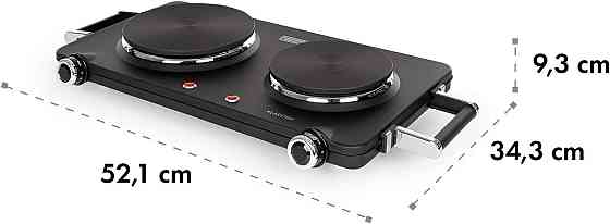 Електрична подвійна варильна плита Klarstein Cookorama, 2250 Вт з Німеччини Дніпро