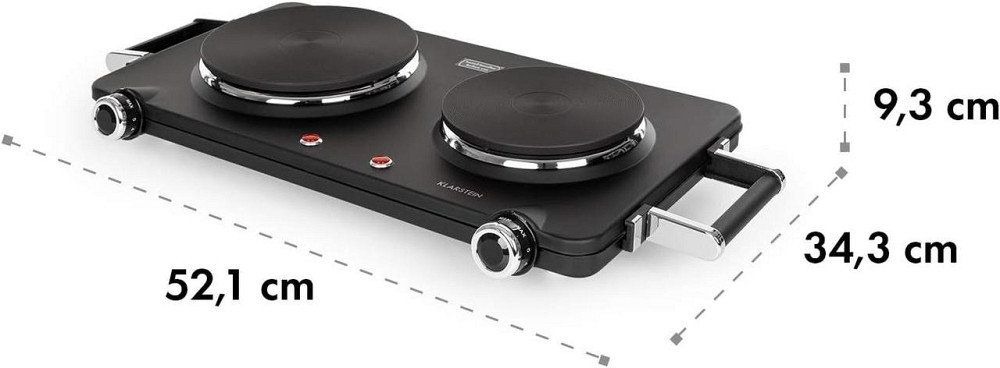 Електрична подвійна варильна плита Klarstein Cookorama, 2250 Вт з Німеччини Дніпро - фото 3
