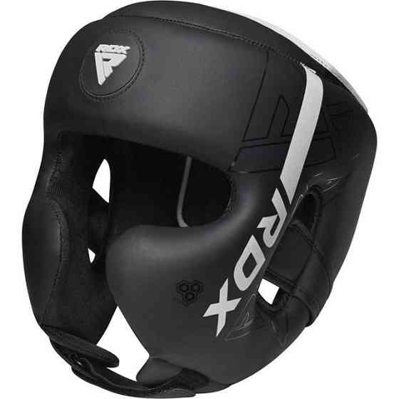 Боксерський шолом RDX F6 KARA Matte White L (капа у комплекті) Каменское