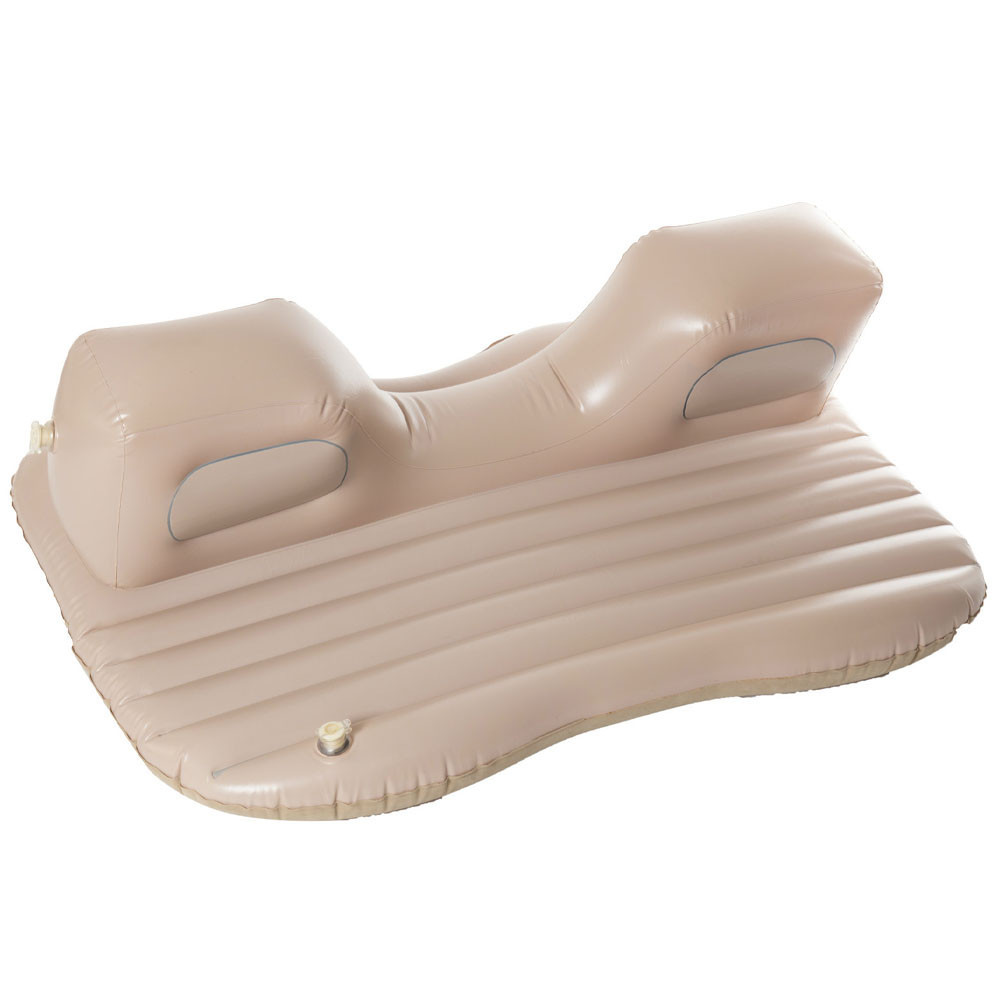 Матрац надувний у машину з насосом (135x80 см) Бежевий SBR Київ - фото 7