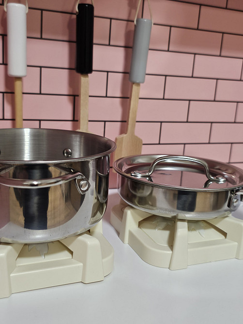 Дитяча дерев'яна ігрова кухня AVKO Модена Pink звукові та світлові ефекти Київ - фото 7