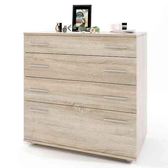 Комод для постельного белья Эверест К-2 80х45х85 дуб сонома (телескопы) (DTM-2451) Днепр