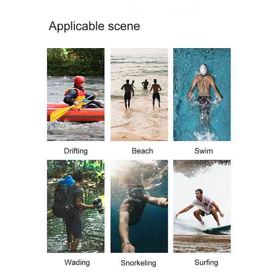 Силіконові антиковзкі черевики аквашузи Naturehike NH20FS022, розмір 43, блакитні Київ