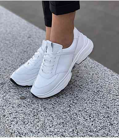 EMELI Кросівки жіночі EMELI 21971/2 білі (весна-осінь, шкіра натуральна) (4395) лише 36р.і 40р. Коломыя