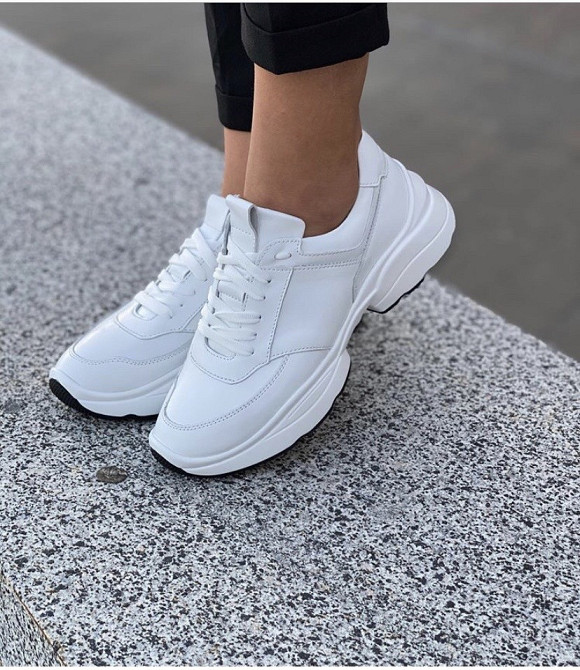 EMELI Кросівки жіночі EMELI 21971/2 білі (весна-осінь, шкіра натуральна) (4395) лише 36р.і 40р. Коломыя - изображение 5