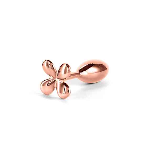 Анальна пробка NS Novelties Rear Assets — Clover — Rose Gold Sex Aura Київ