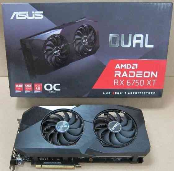 Видеокарта ASUS Dual RX 6750 XT 12Gb. сучасних ігор! Київ