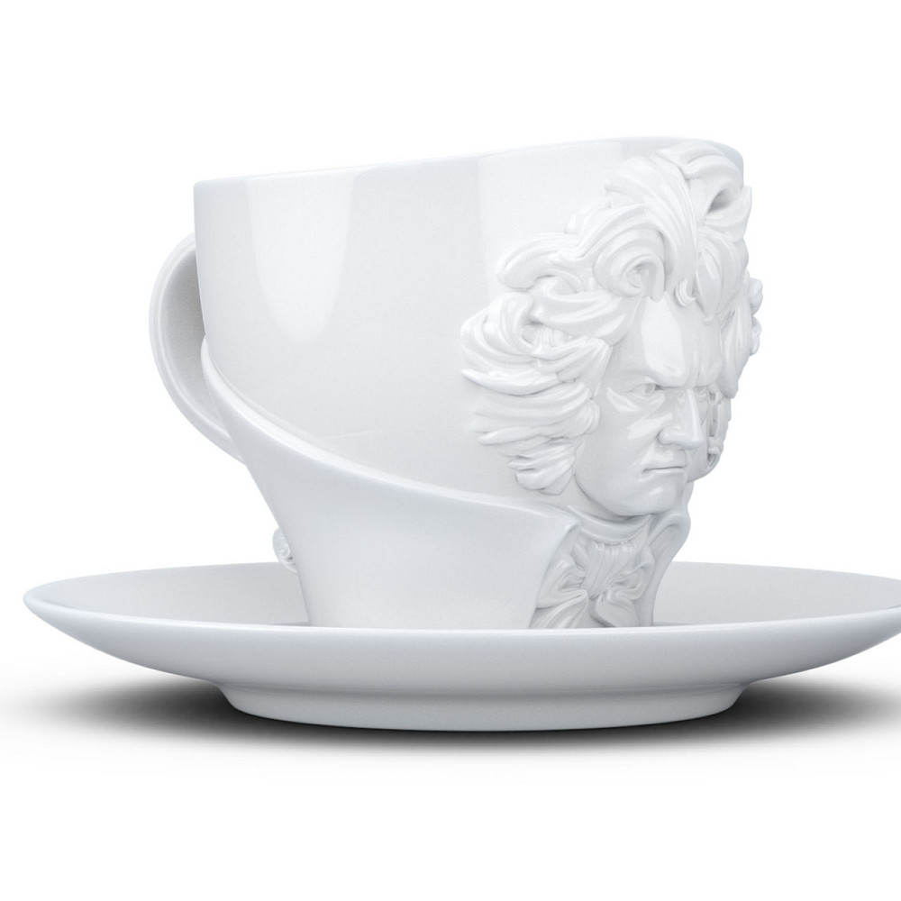 Чашка з блюдцем Tassen Людвіг ван Бетховен (260 мл), порцеляна Рівне - фото 5