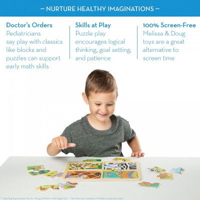 Пазл Melissa&Doug деревянные в футляре "Животные" (MD31362) Винница - изображение 5