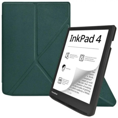Чохол до електронної книги BeCover Ultra Slim Origami PocketBook 743G InkPad 4/InkPad Color 2/InkPad Color 3 (7.8&quot;) Dark Green (713084) Вінниця - фото 9