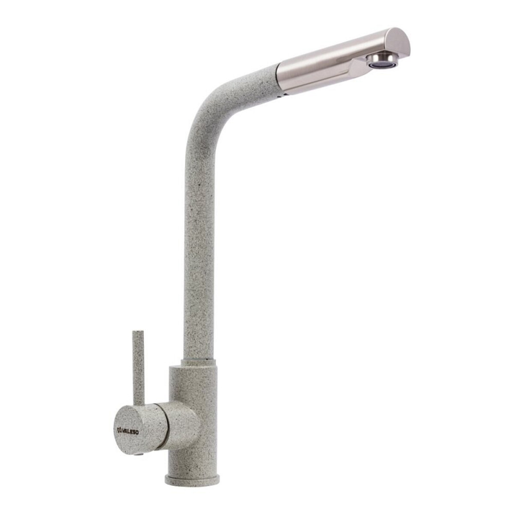 Q411B змішувач кухонний VALESO СІРИЙ (з висувною лійкою) Коломыя - изображение 1