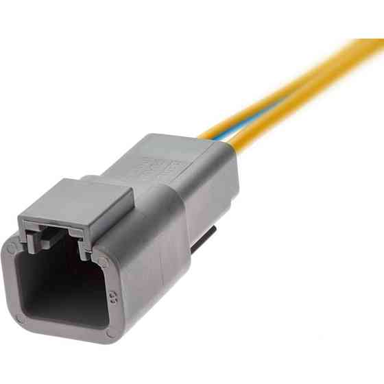 Роз'єм конектор с проводом, 2-кон., Спецтехника І Вантажні Авто, DTP04-2P, ATP04-2P, DEUTSCH CAT, JCB, MAN Київ