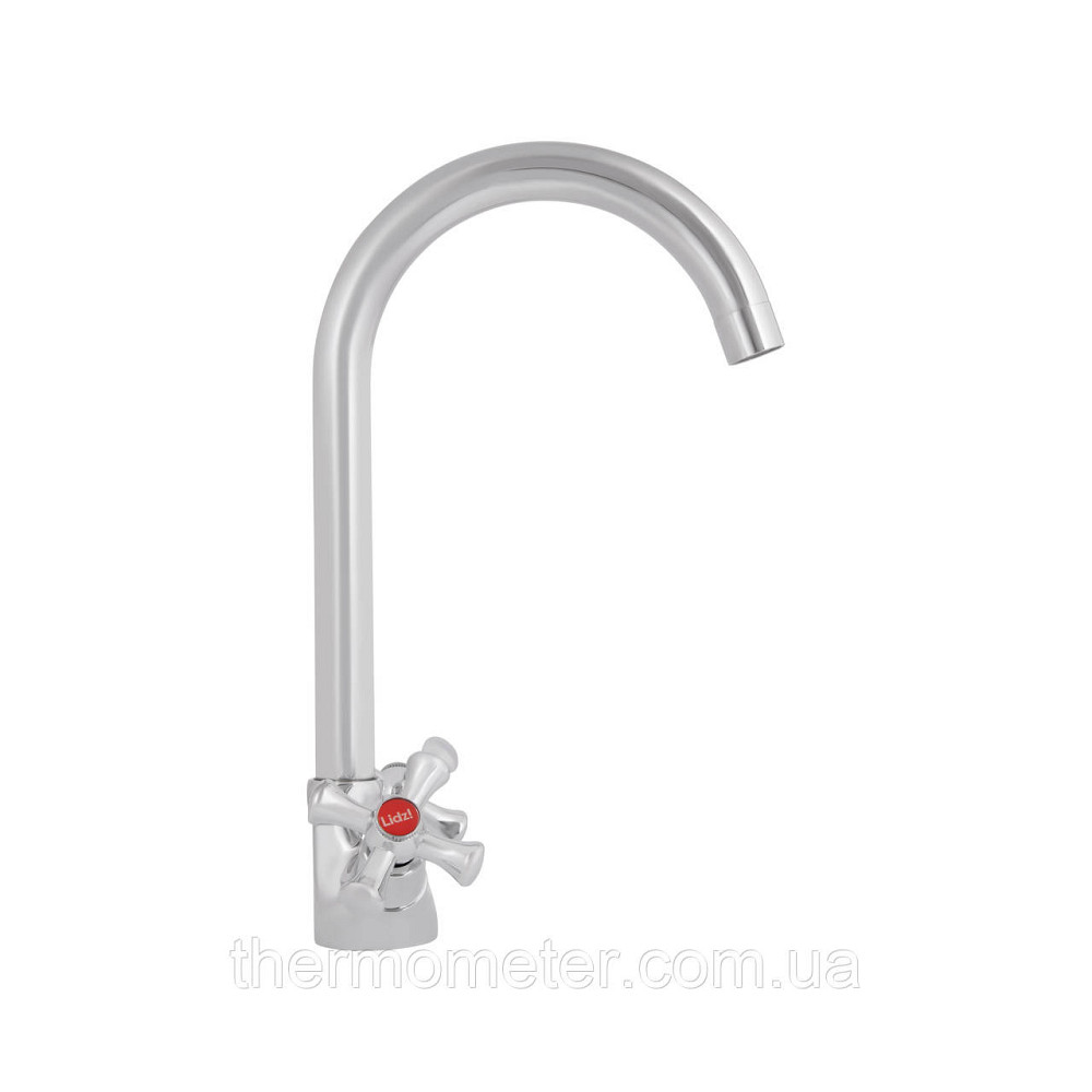 Змішувач для кухні Lidz Lamb 278F двовентильний LDLAM278FCRM35071 Chrome Київ - фото 8