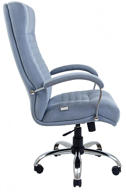Офісне Крісло Керівника Richman Orion Missoni Хром М2 AnyFix Блакитний Київ - фото 3