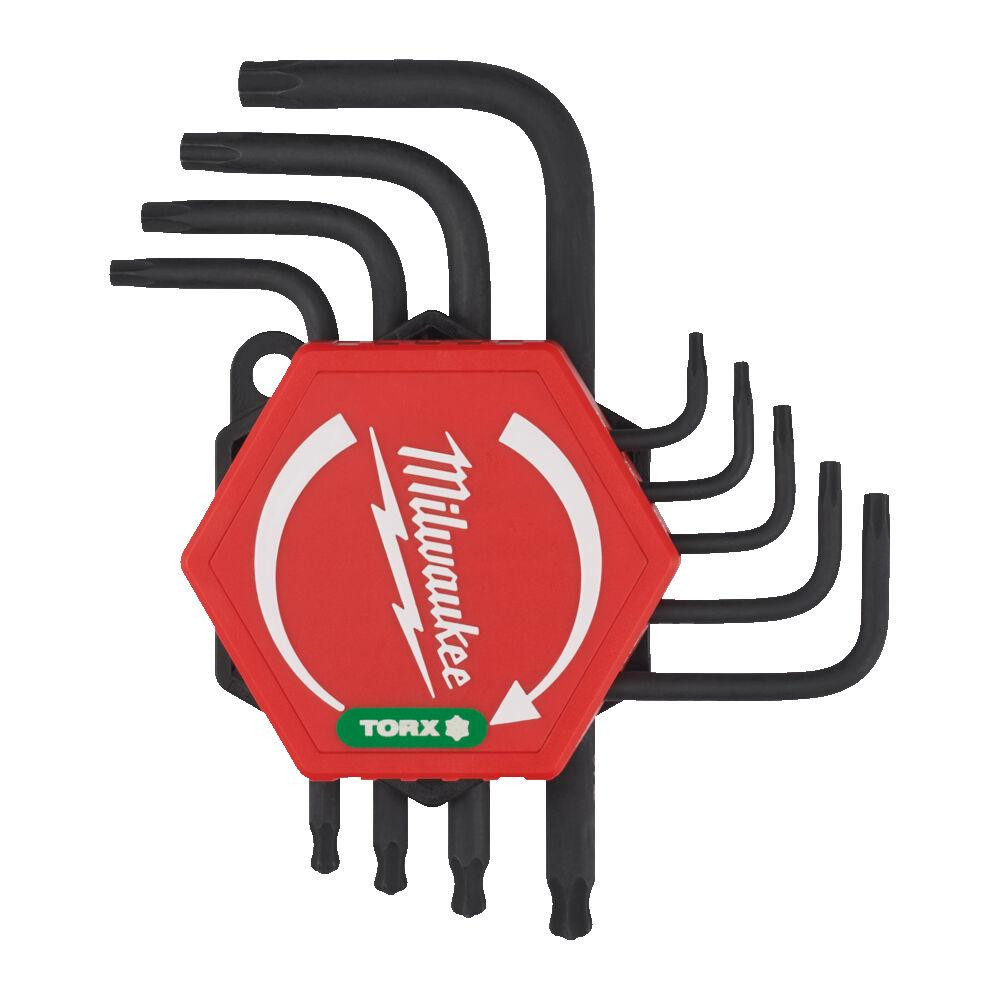 Набор ключей Г-образных Torx Compact MILWAUKEE, (T8/T9/T10/T15/T20/T25/T27/T30/T40) (9шт), пластиковый холдер Одесса - изображение 2