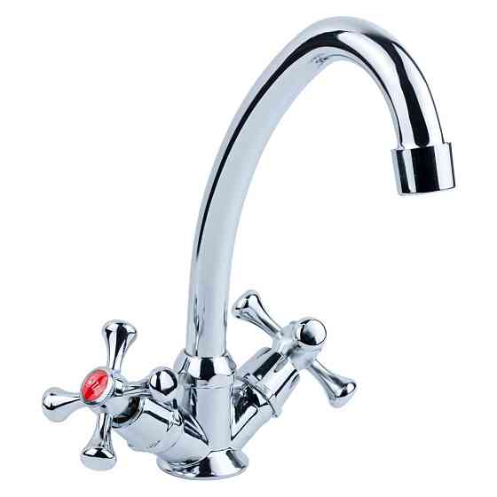 TAU Смеситель s85 ½" для кухни эконом на шпильке TAU VN-2B160C (9885110) Київ