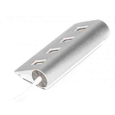 Концентратор Maxxter USB 2.0 Type-A 4 ports silver (HU2A-4P-01) Винница