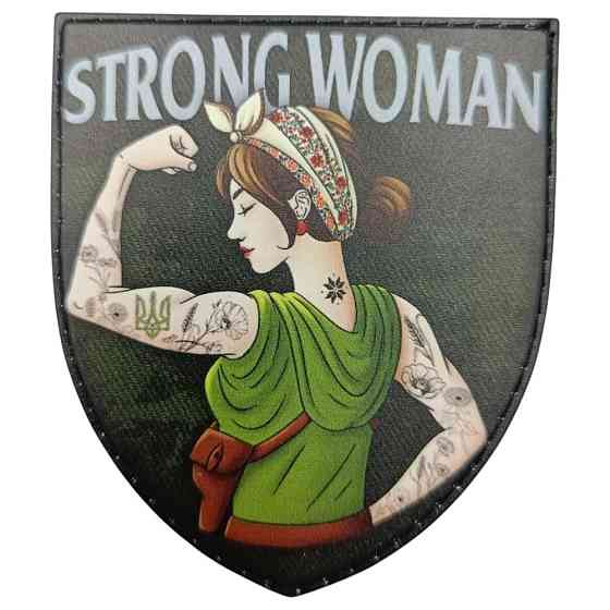 Патч / шеврон Strong Woman Запоріжжя