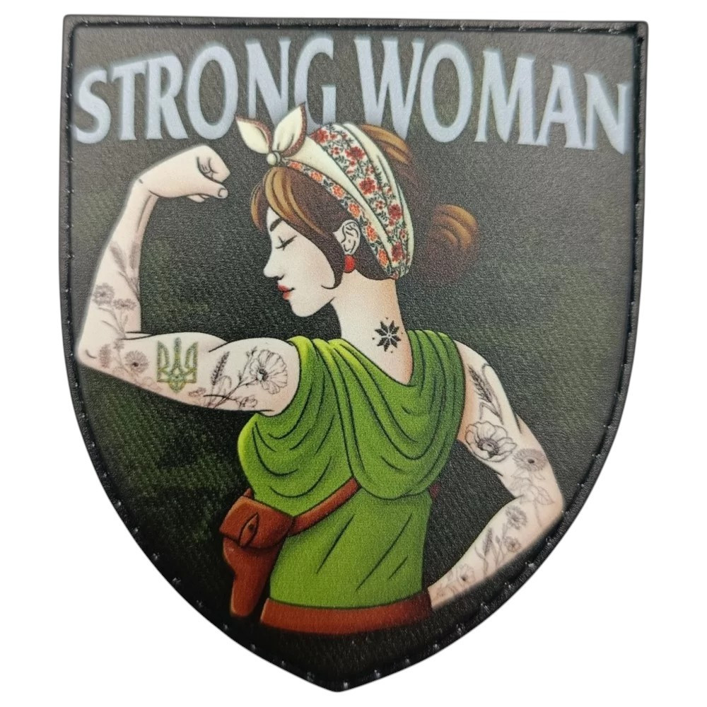 Патч / шеврон Strong Woman Запоріжжя - фото 1