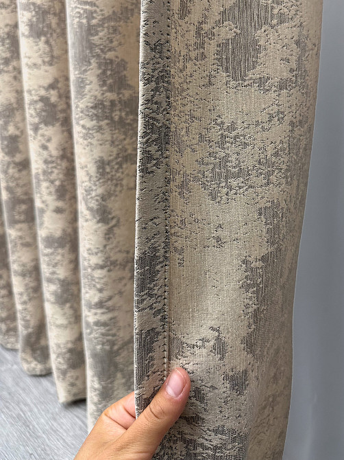 Комплект готових штор VR-Textil Жакард Sultan XO № 1143ш Капучино 100х290 см 2 шт (31-898) Київ - фото 15