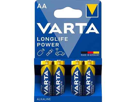 Батарейка лужна LR6/AA 4шт (блістер) ТМ Varta Київ