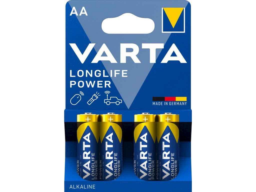 Батарейка лужна LR6/AA 4шт (блістер) ТМ Varta Київ - фото 1