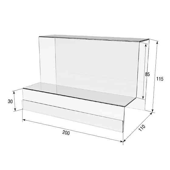 Товарная горка EKOSTAR на 2 полки 200х110х115 Киев