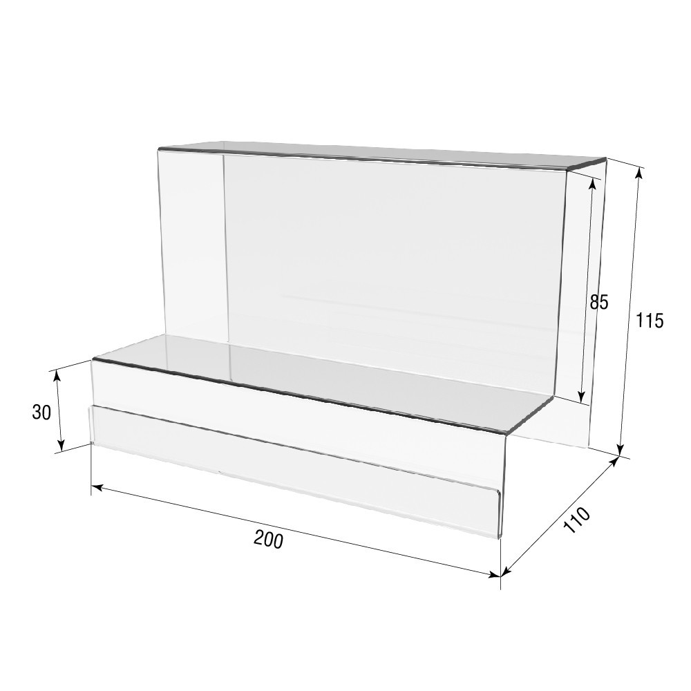Товарная горка EKOSTAR на 2 полки 200х110х115 Киев - изображение 3