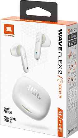 Bluetooth-гарнітура JBL Wave Flex 2 White (JBLWFLEX2WHT) Білий Харків