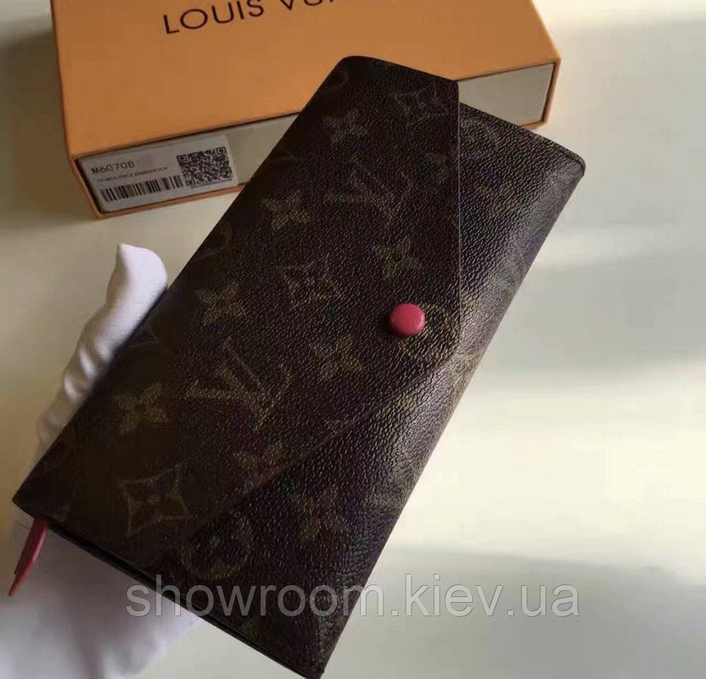 Женский вместительный кошелек LV (60708) Lux Киев - изображение 2