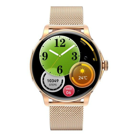 Часы умные наручные Smart Holiday Gold Steel (2 ремешка) Киев - изображение 2