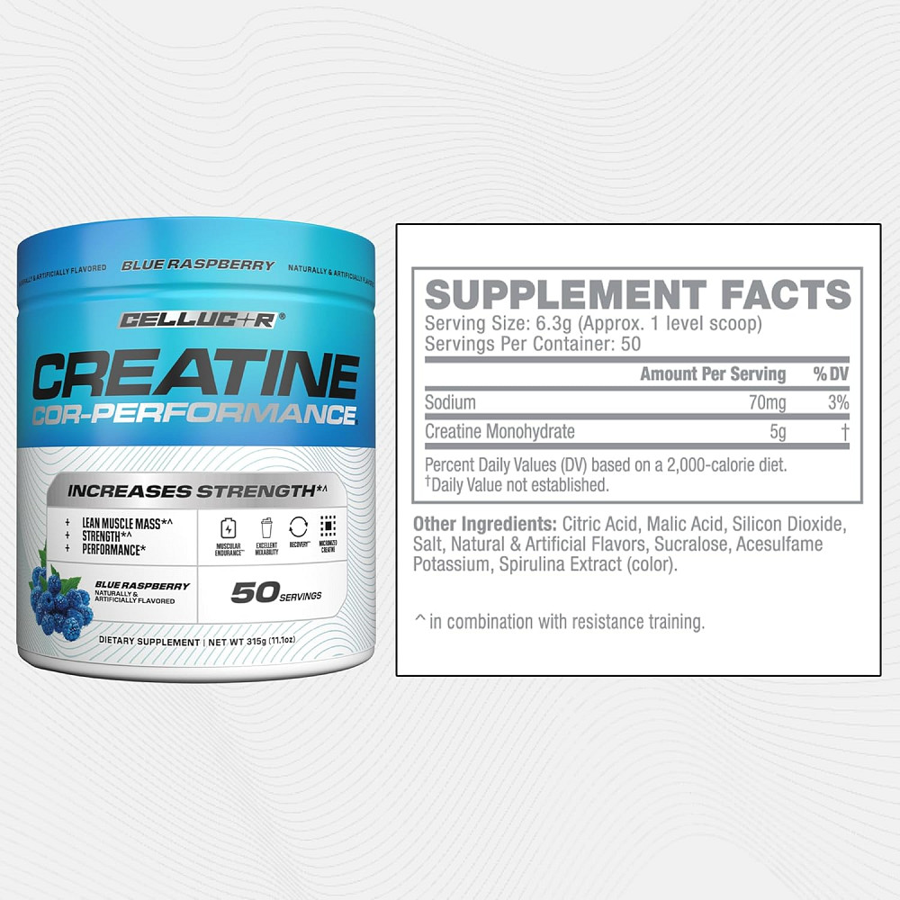 Креатин Cellucor Creatine COR-Performance® 315 g (Blue Raspberry) Луцк - изображение 2