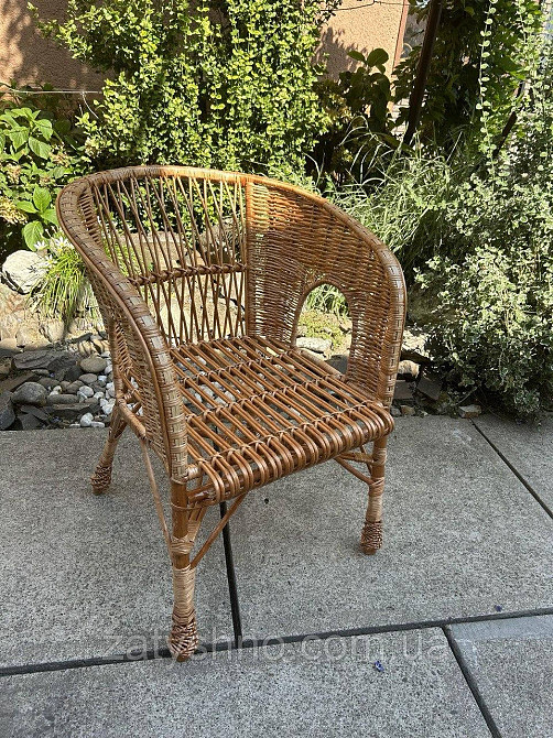 Крісло з лози зручне Київ - фото 6