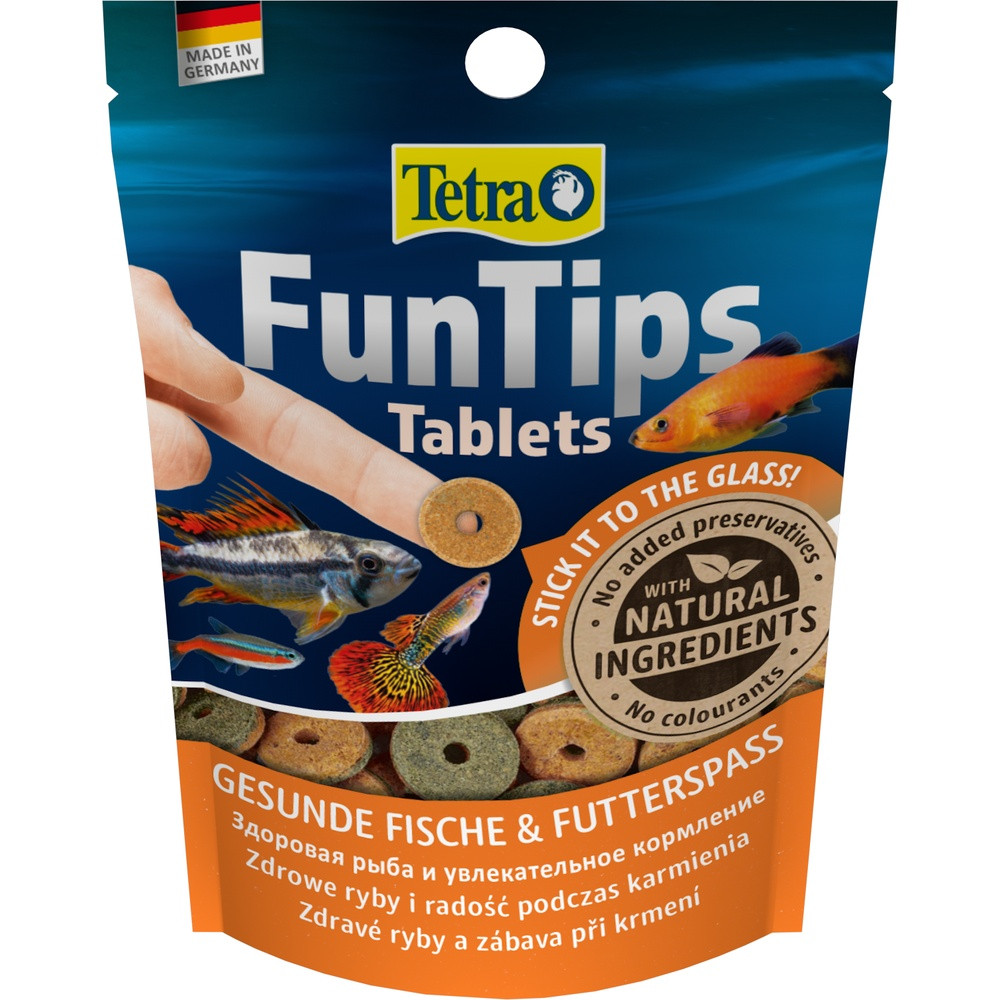 Корм сухой Tetra FunTips для рыб в виде клейких таблеток 20шт Киев - изображение 1