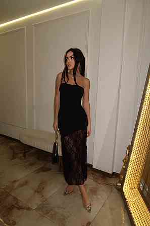 Жіноче елегантне романтичне плаття віскоза+гепюр Чорний, 44/46 Одеса