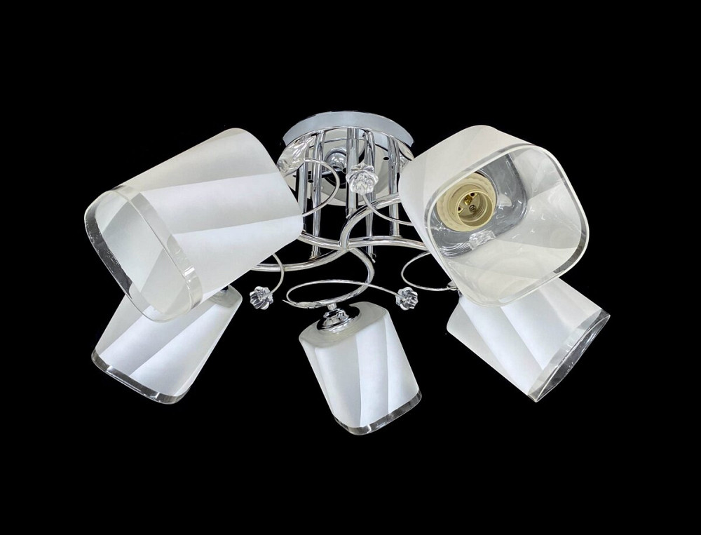 VALESO Люстра стельова на 5 плафонів 6220L/5 Хром Коломыя - изображение 1