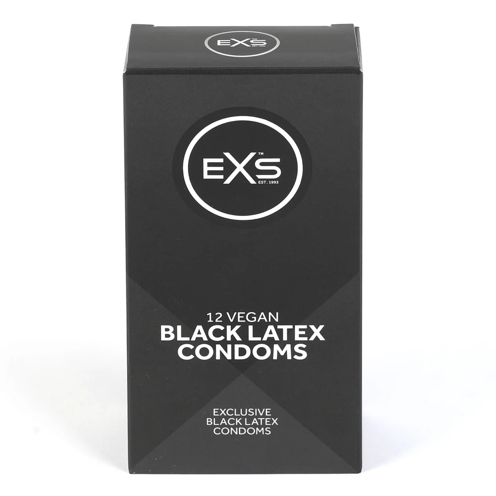 Презервативи - EXS Black Latex, 12 шт. Sex Aura Київ - фото 1