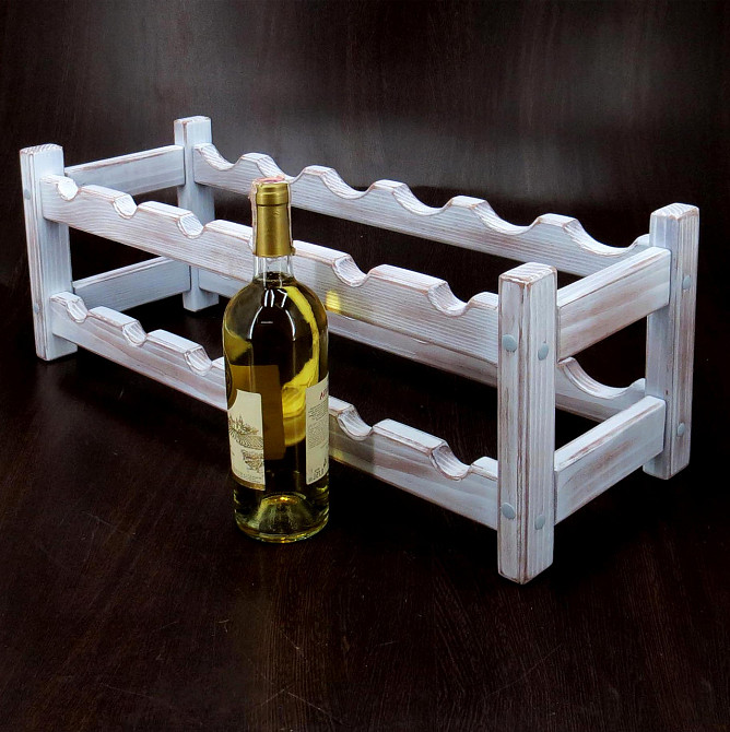 Настольная винная полка 