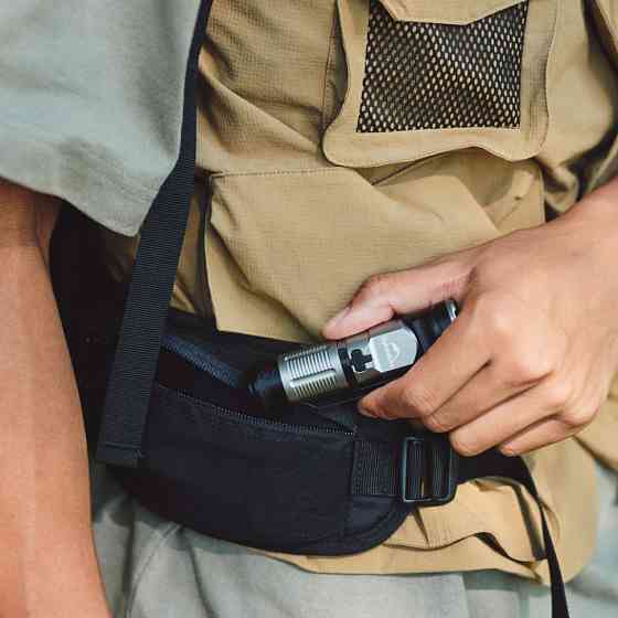 Фонарь с клипсой Naturehike CNK2450ZM013, черно-серый Киев