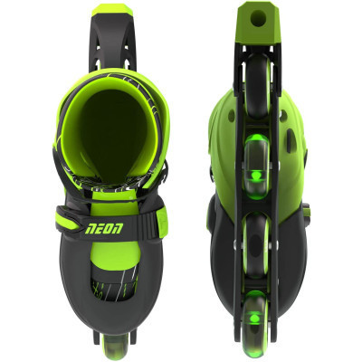 Роликовые коньки Neon Inline Green розмір 30-33 (NT07G4) Винница - изображение 8