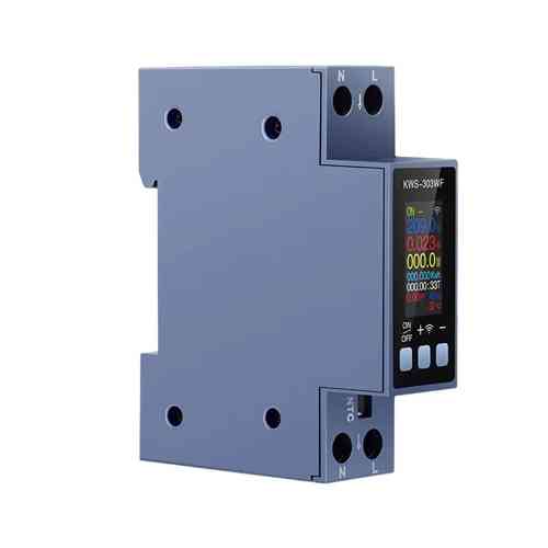 Wi-Fi счетчик электроэнергии однофазный 220В 40А DIN, защиты, KWS-300WF Вінниця