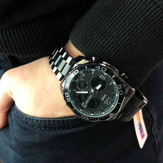 Оригинальные мужские часы SKMEI 1649BK, Противоударные часы Фирменные спортивные OB-47 Киев