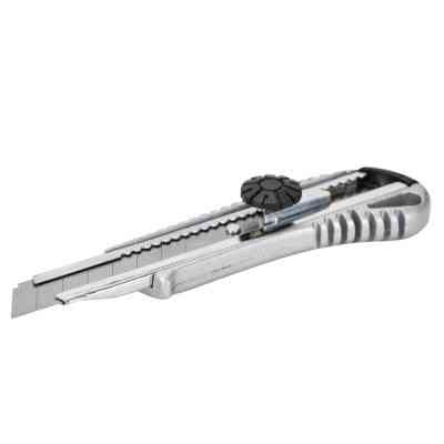 Ніж монтажний Sigma металевий корпус, лезо 18мм, гвинтовий замок (8211031) Вінниця
