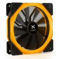 Кулер до корпусу Vinga LED fan-02 orange Киев - изображение 1