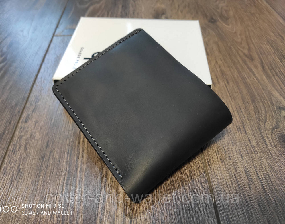 Вінтажний чоловічий гаманець ручної роботи на магнітах Grande Pelle 505110 Київ - фото 8