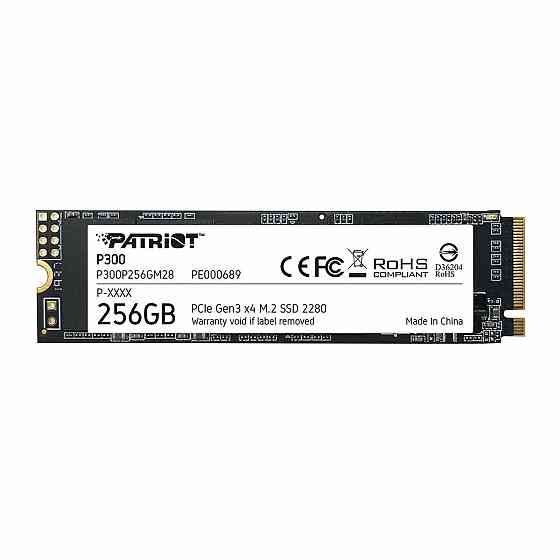 SSD M.2 Patriot P300 256GB NVMe 2280 PCIe 3.0 3D TLC Киев